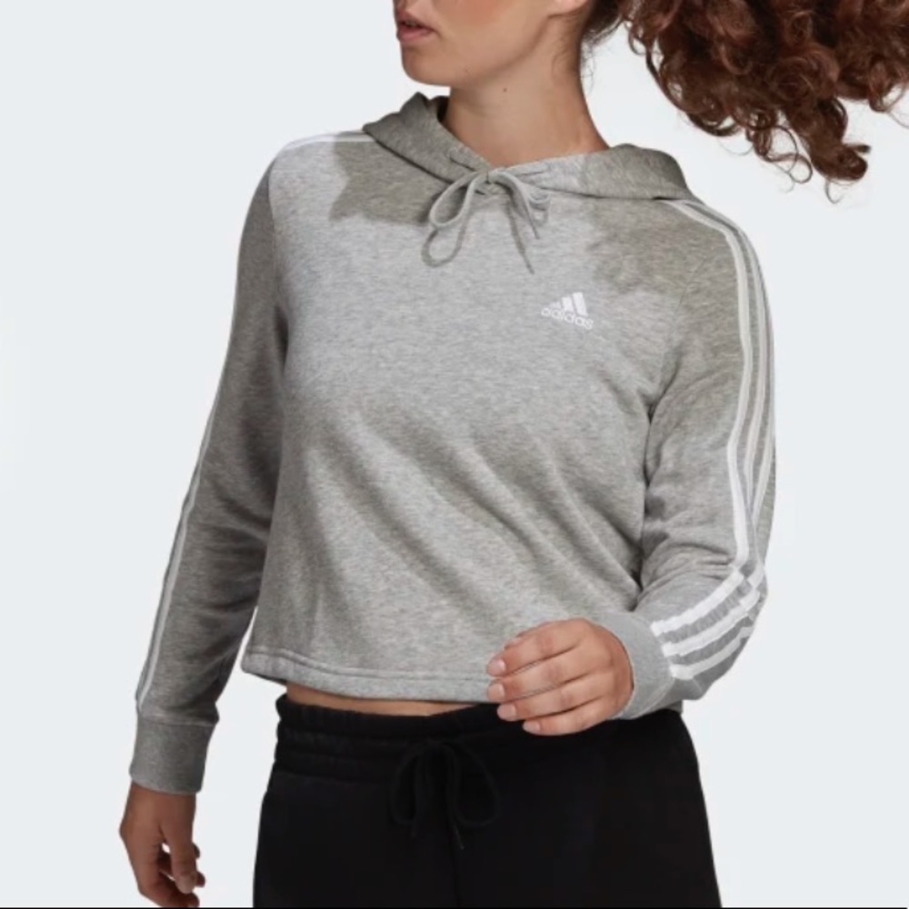 Adidas crop sweatshirt